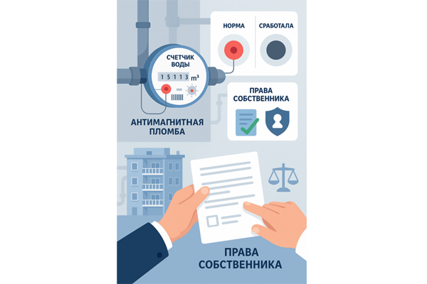Антимагнитная пломба на счетчик воды: законность установки, штрафы и защита прав собственника