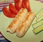 Домашние сосиски из куриного филе