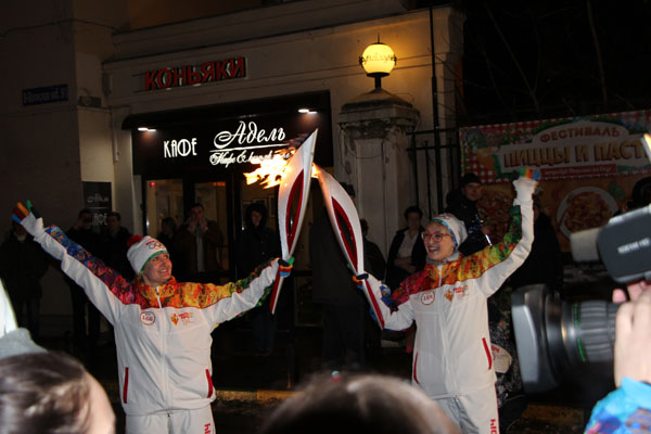 Наталия Клячина - наш Олимпийский факелоносец!