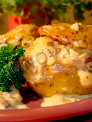 Оригинальные закуски: Сельдь в картошке