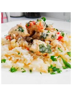 Простые рецепты из мяса курицы: Куриное фрикасе