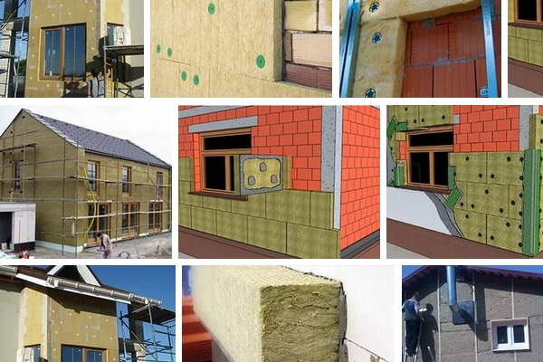 Алгоритм утепления фасада минеральной ватой