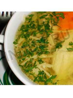 Рецепты первых блюд: Бельгийский куриный суп