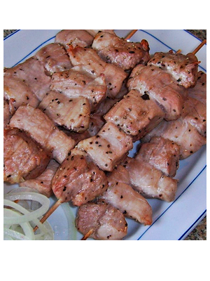 Вкусные горячие блюда из мяса: Шашлык по-домашнему