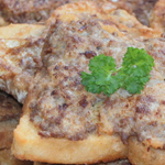 Быстрые закуски: Тосты с сыром и луком