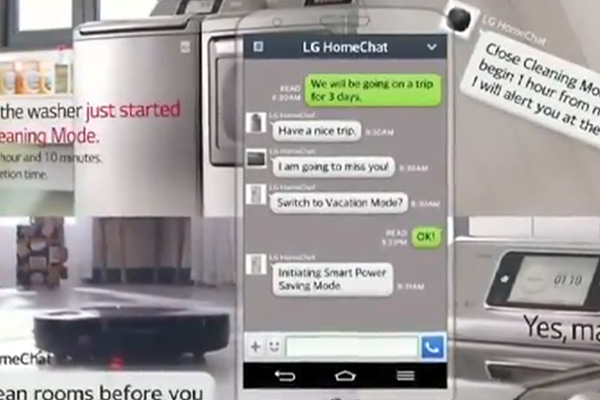 LG предложила чат для бытовой техники