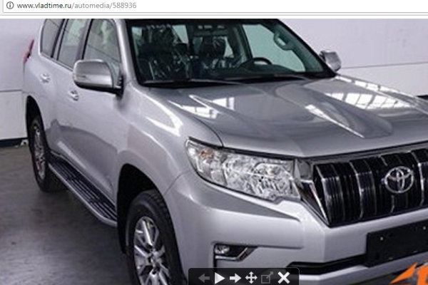 В Китае был заснят обновленный Toyota Land Cruiser Prado