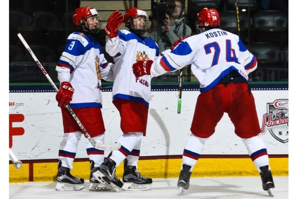 Сборная России по хоккею разгромила Латвию на юниорском чемпионате мира U18
