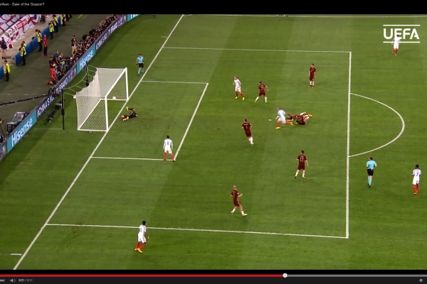 Сейв Акинфеева на Евро-2016 номинирован на приз УЕФА