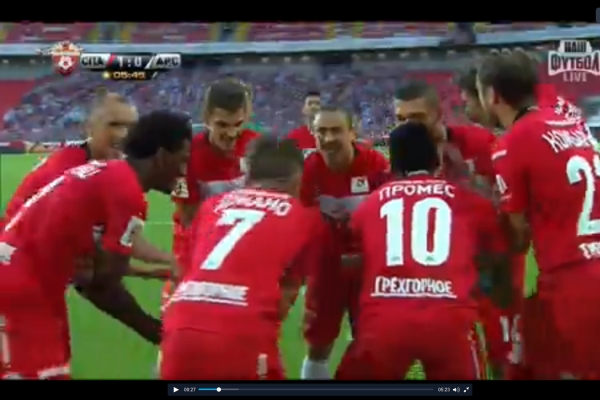 «Спартак» разгромил «Арсенал в матче РФПЛ