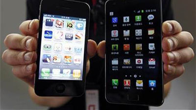 В Южной Корее запретили продажи Samsung Galaxy S2 и iPhone 4 
