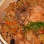 Простые вторые блюда из курицы: Курица с овощами