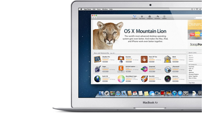 Apple представила операционную систему OS X Mountain Lion