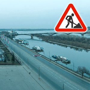 Ограничение движения на улице Советская
