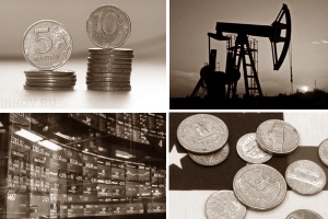 Зависимость между ценами на нефть и курсом валют (доллар/рубль)