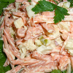 Закуски: Закуска острая из моркови