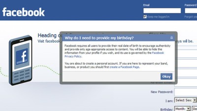 На Facebook пустят детей до 13 лет 