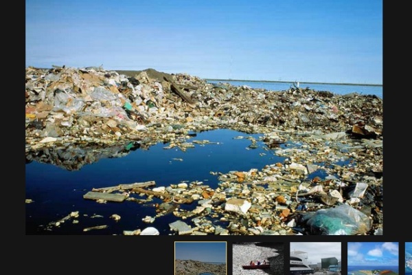 Огромные залежи мусора обнаружены в водах Тихого океана