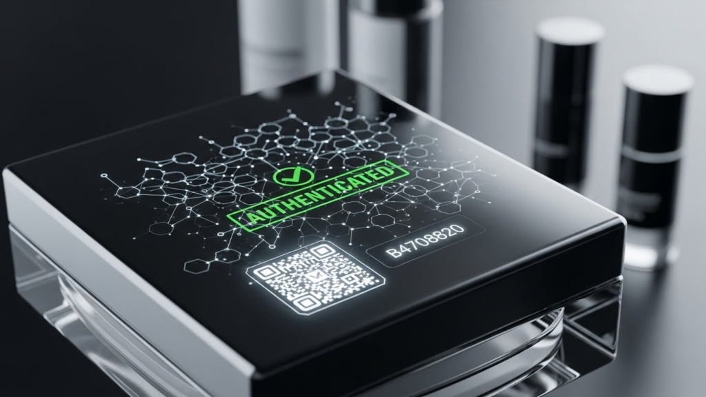 Упаковка с QR-кодом и отметкой «Authenticated» — защита от подделок