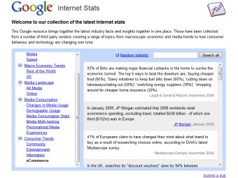   Google Internet Stats
