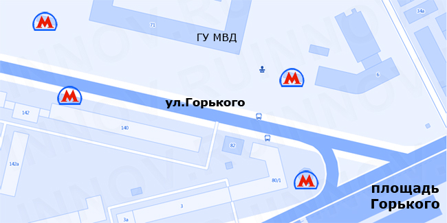 Пл горького карта