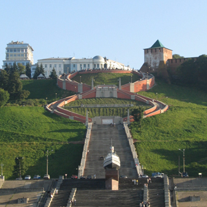 Чкаловская лестница станет визуальным символом России