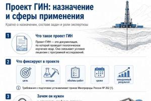 Разработка проекта ГИН: состав, сроки и подготовка к экспертизе
