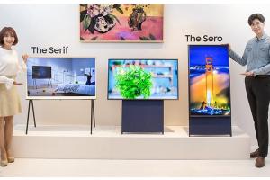 Samsung выпустила вертикальный телевизор