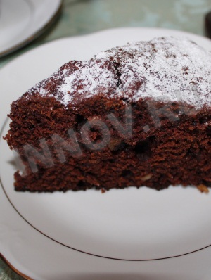 Постная шоколадно-медовая коврижка