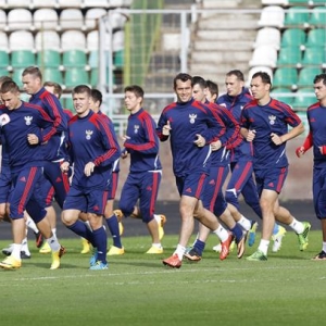 Сборная России по футболу готовится к отборочным матчам