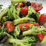 Простые рецепты салатов: Салат из брокколи