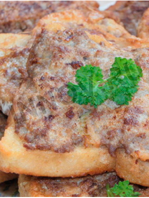 Быстрые закуски: Тосты с сыром и луком