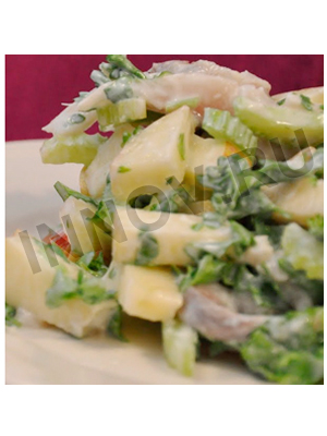 Простые рецепты салатов: Салат из сельди и сыра