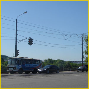 Движение транспорта по ул Горького с 4 ноября 2012 года