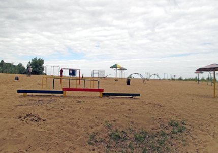 Пляж на Гребном канале