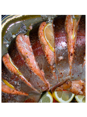 Праздничные рецепты рыбы в духовке: Форель запеченая в фольге