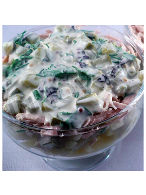 Простые салаты-новинки: Салат швейцарский