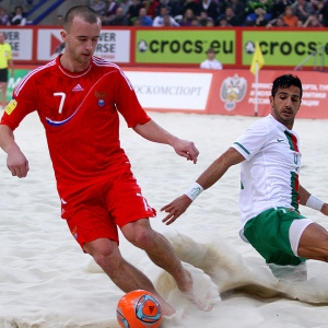 Сборная России по пляжному футболу готовится к международному турниру