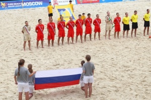 Сборная России по пляжному футболу начала подготовку к Межконтинентальному кубку