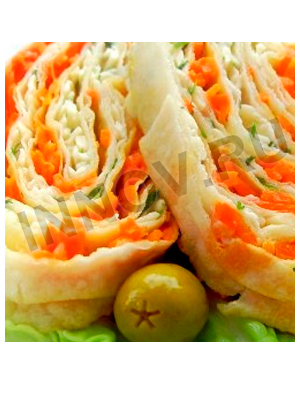 Оригинальные закуски: Радужный рулет