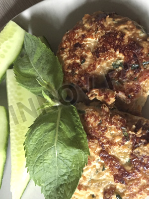 Куриные котлетки с цуккини