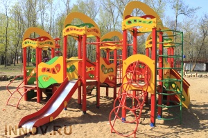 В нижегородском парке имени Кулибина появилась новая детская площадка