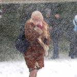 Сильный ветер, снежные заносы и гололед в Нижнем Новгороде