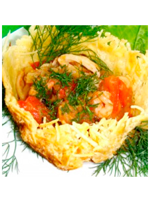 Быстрые рецепты: Сырные корзиночки