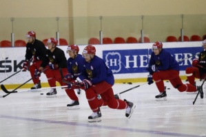 Российские хоккеисты прибыли в Сочи