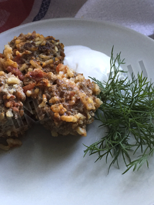«Ёжики» из рубленого мяса