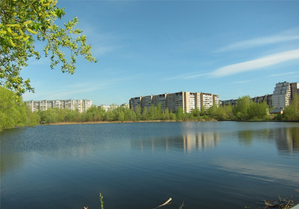 Пляж на Мещерском озере