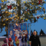 Главный новогодний символ зажёгся на площади Минина и Пожарского