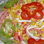 Простые рецепты салатов из морепродуктов: Салат "Вечерний"