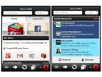 В браузер Opera Mini встроили читалку соцсетей В браузер Opera Mini встроили читалку соцсетей